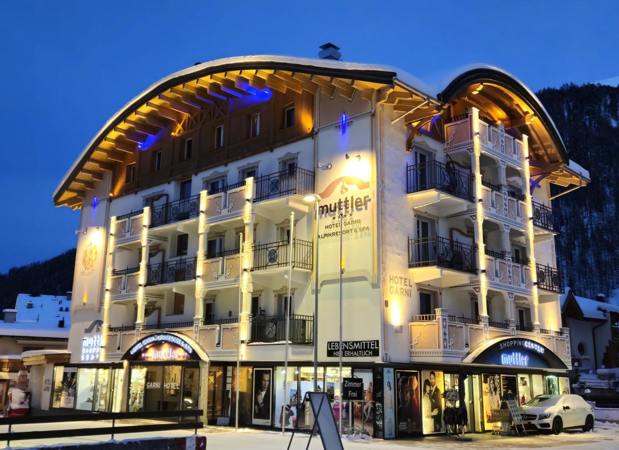 Hotel Garni Muttler Alpinresort & Spa Samnaun Zewnętrze zdjęcie